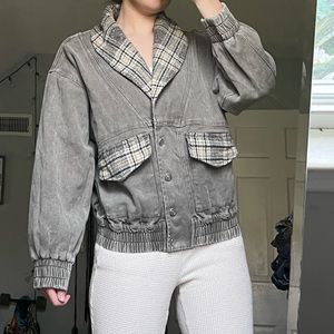 Plaid and Grey Jacket